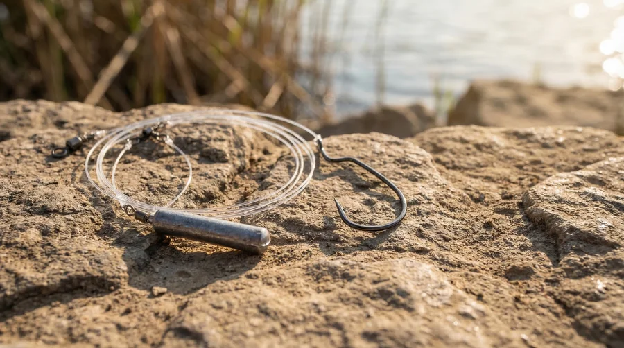 Zite Fishing Kickback Ready Rig S – Hakengröße #1 mit 7g Stabblei – Finesse-Montage für Zander & Barsch - Detaillierte Übersicht