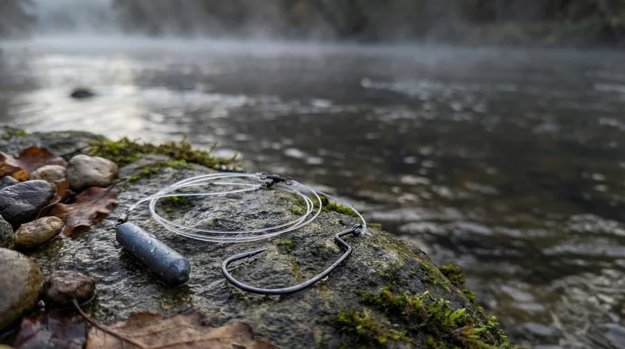 Zite Fishing Kickback Ready Rig S – Hakengröße #1 mit 7g Stabblei – Finesse-Montage für Zander & Barsch - Bereit für Zander und Barsch