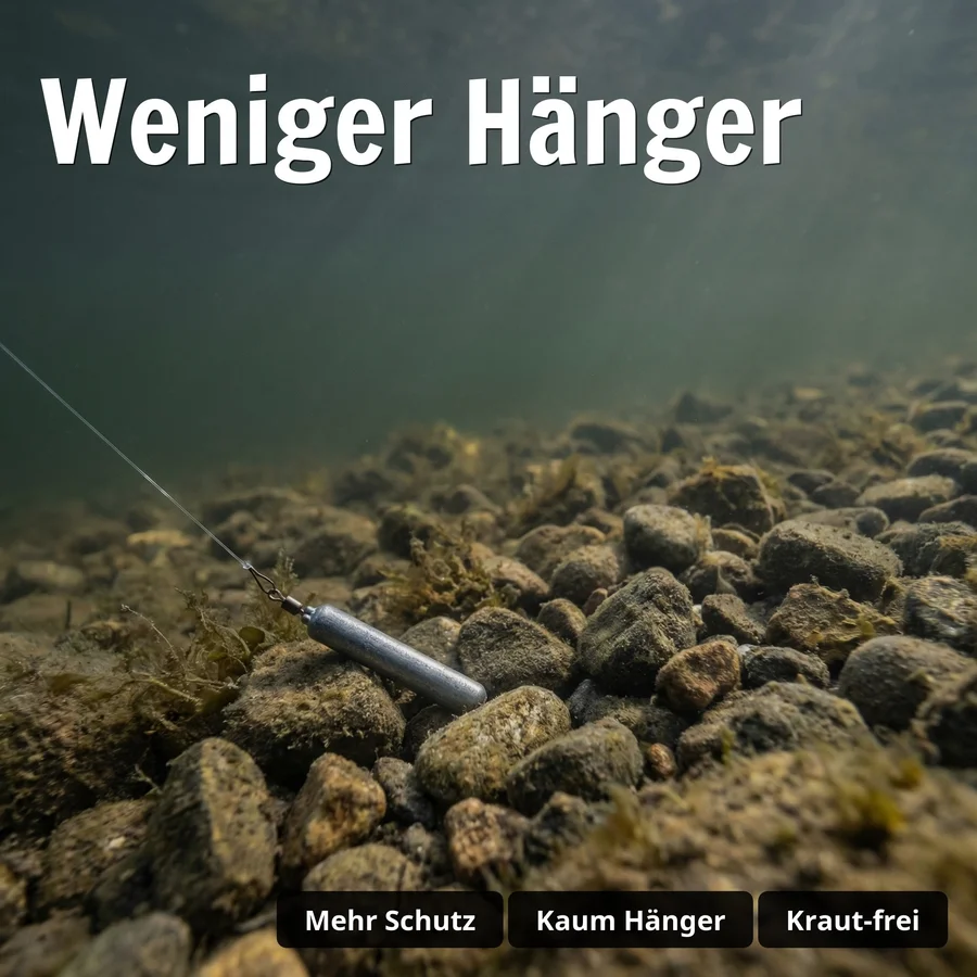 Zite Fishing Kickback Ready Rig 14g – Finesse-Montage Größe L für Zander & Barsch - Weniger Hänger