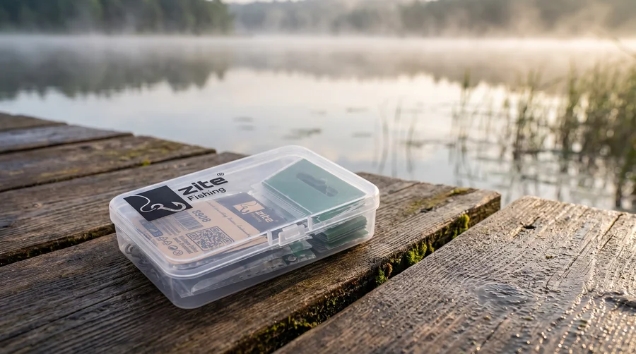 Zite Fishing Kreuzwirbel Sortiment 45 Stück – T-Wirbel Größe 6, 8 & 10 für Paternoster & Dropshot - Für jede Montage