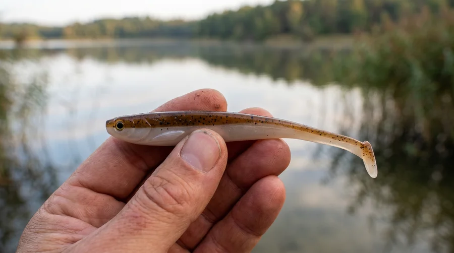 Inzite Shad Classic Brownie 15,5 cm – Gummifisch für Zander & Hecht, 4 Stück - Hecht- und Zander-Profi