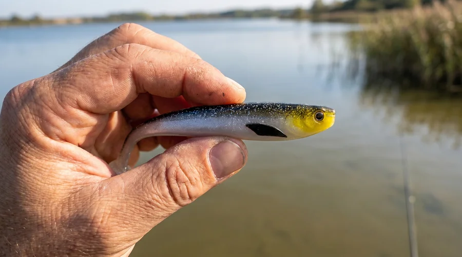Zite Fishing Inzite Shad Golden Voltage 15,5 cm – Gummifisch für Zander & Hecht, 4 Stück - Hecht- und Zander-Profi