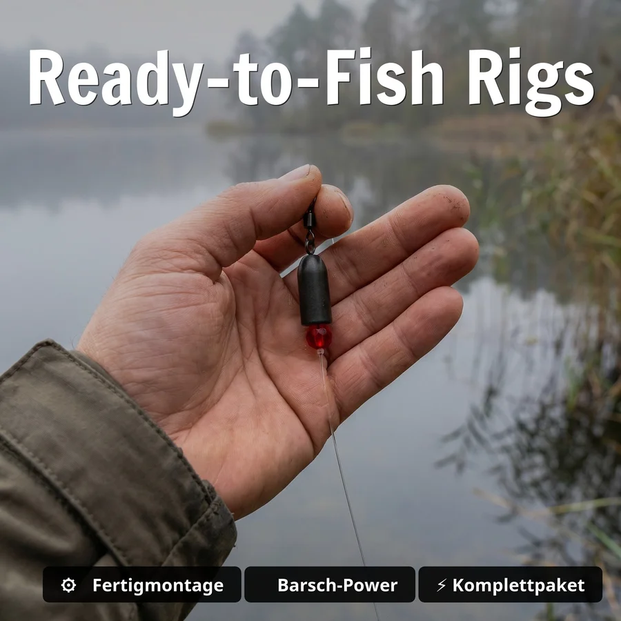 Zite Fishing Ultimative Starterbox Barsch – Komplettset mit Gummifischen, Rigs & Jigspinner - Ready-to-Fish Rigs