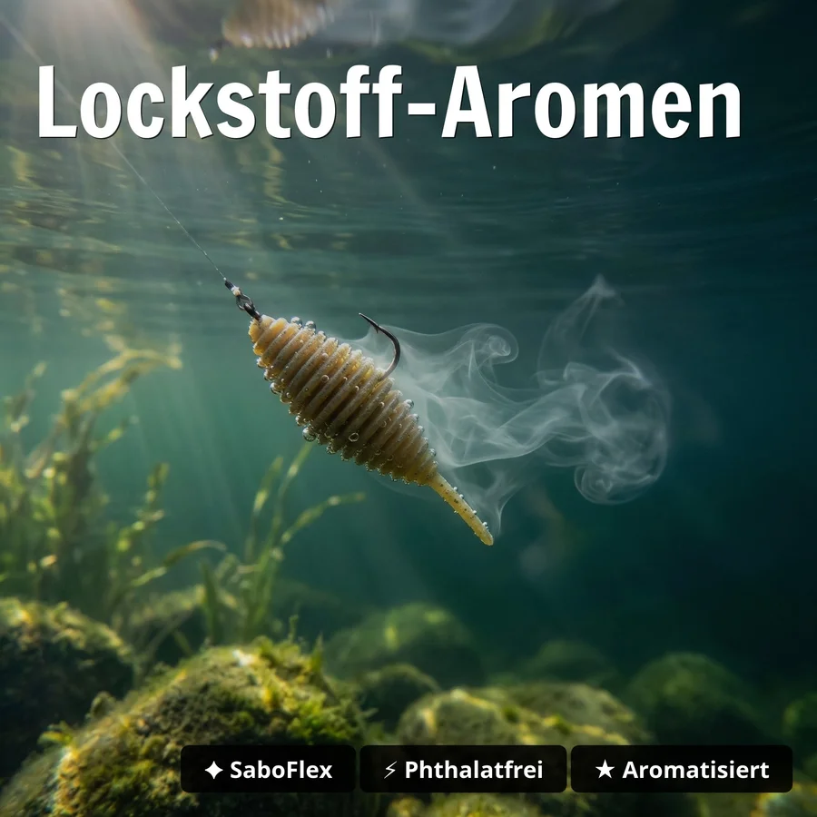 Zite Fishing Big Bug Starterset - 32 Gummiköder Käferimitate mit Premium Tungsten Pro Sharp Jighaken in Metallic #4 Fore - Lockstoff-Aromen