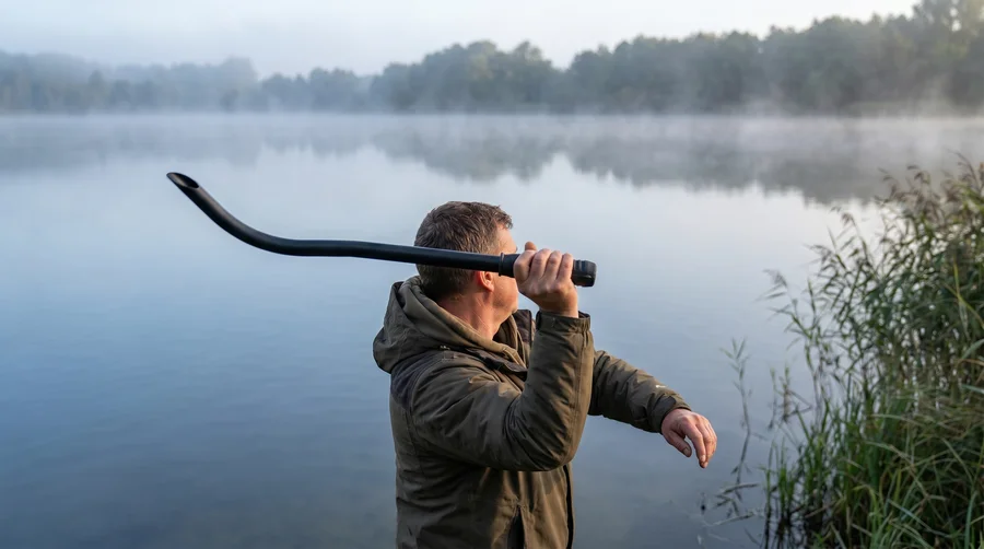 Zite Fishing Boiliewurfrohr 80 cm – Karpfen Wurfrohr zum Anfüttern - Effizientes Anfüttern auf Weite