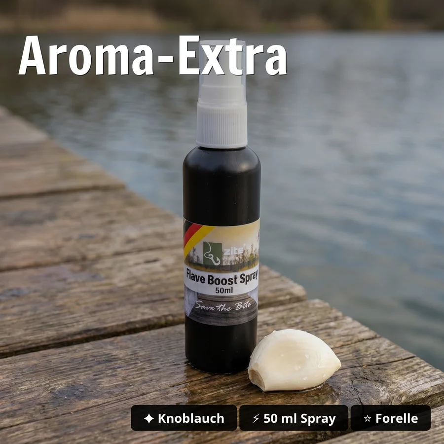 Zite Fishing No Mercy UL Pro Box Set – 128 Forellen Gummiköder + Haken & Knoblauch-Spray GRATIS - Aroma-Extra