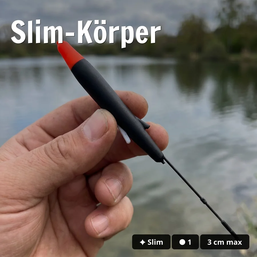 Zite Fishing Schlepp-Posen 6er Set – Rund & Slim 2g/3g/4g Forellenposen - Slim-Körper