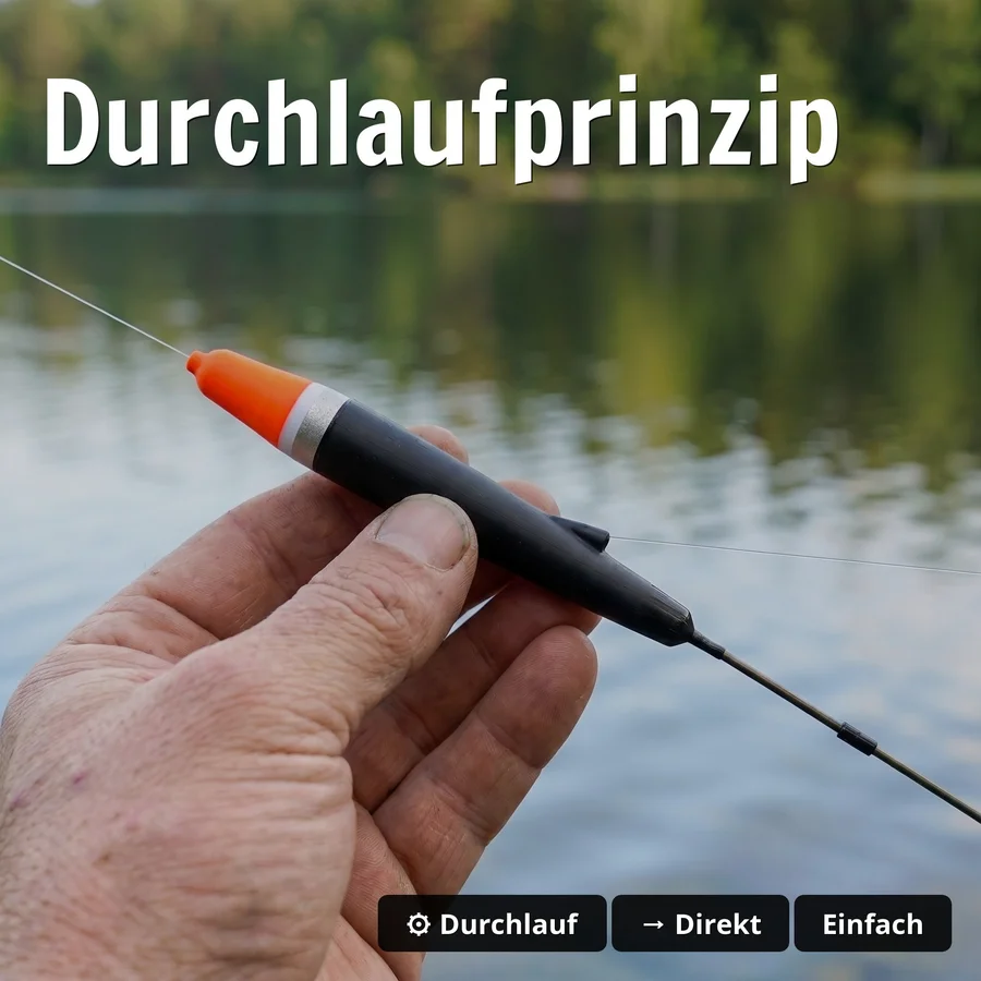 Zite Fishing Schlepp-Posen 3er Set 2g 3g 4g – Forelle & Hecht Laufposen Schleppangeln - Für Ufer & Boot