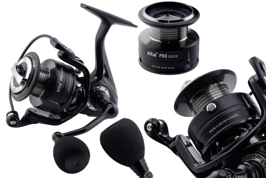Zite Fishing Spinning Reel Pro 3000 Spinnrolle mit Frontbremse 8+1 2 Aluminiumspulen für Spinnfischen - Detaillierte Übersicht