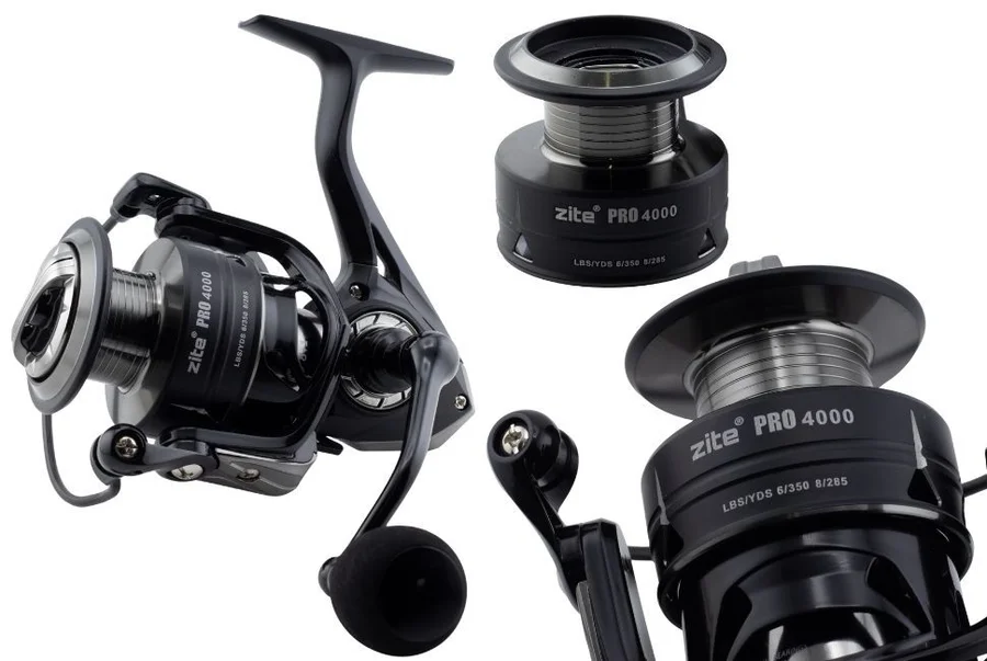 Zite Fishing Spinning Reel Pro 4000 Spinnrolle mit Frontbremse 8+1 2 Aluminiumspulen für Spinnfischen - Detaillierte Übersicht