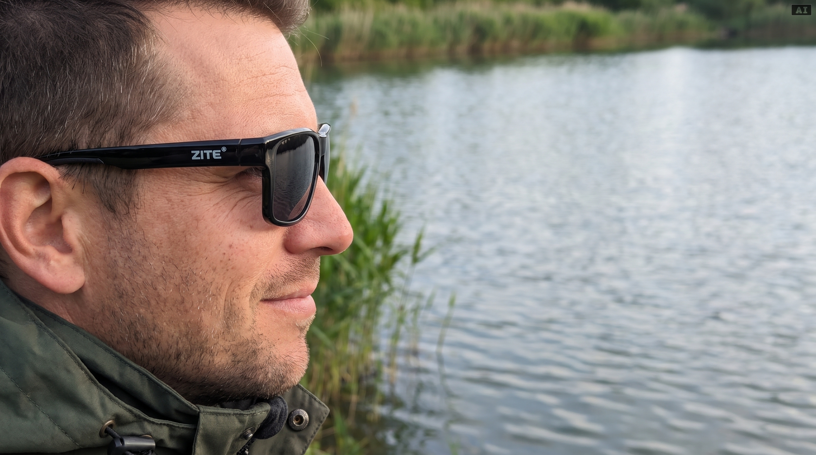 Polarisationsbrille Culo Schwarz – UV400 CAT. 3, schwimmfähig, inkl. Hardshell-Etui - Klarer Blick aufs Wasser