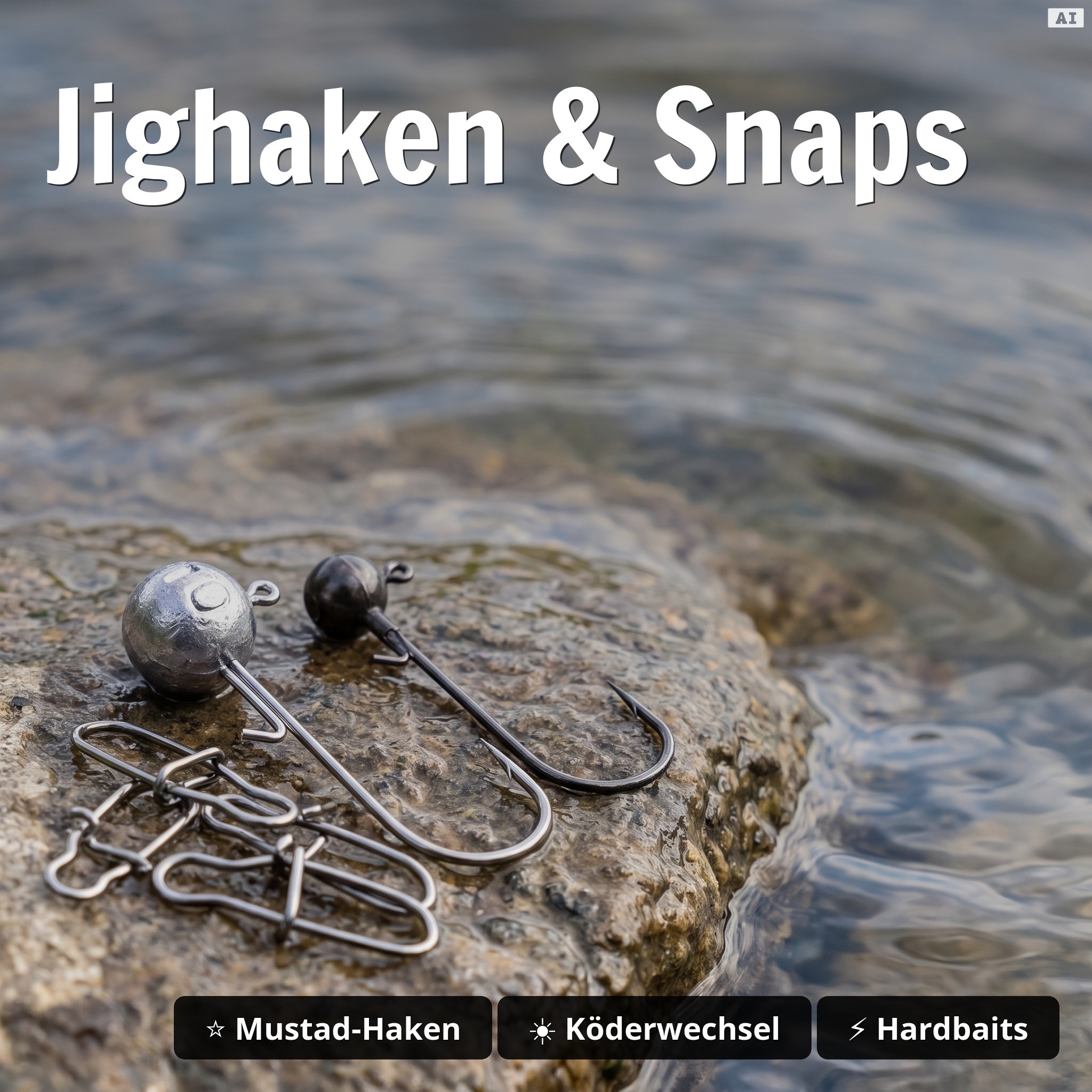 Zite Fishing Inzite Shad Starterset XXL 3 Größen – Gummifische, Tungsten & Jigheads, Skirts, Snaps & Tacklebox für Zande - Jighaken & Snaps