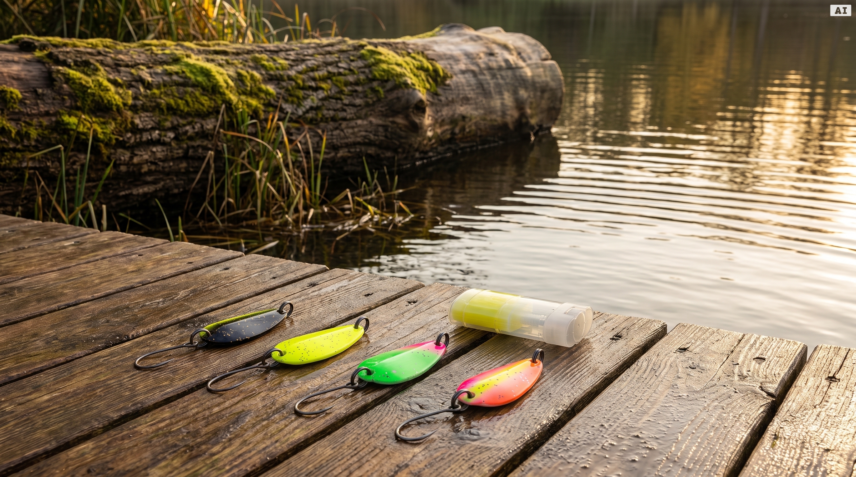 Zite Fishing Troutforce Spoon Starterset – Forellen-Spoons ZAP! BAMF! KAPOW! + Flave Boost Stick Käse GRATIS - Flexibel an jedem Forellensee