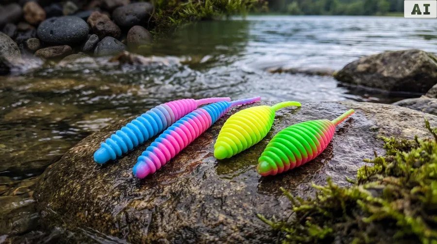 Zite Fishing Forellenköder Mix XL – 11 Gummiköder-Sets für Forelle | Käse & Knoblauch | UL, Sbirolino, Dropshot - Vom Bach bis zum See