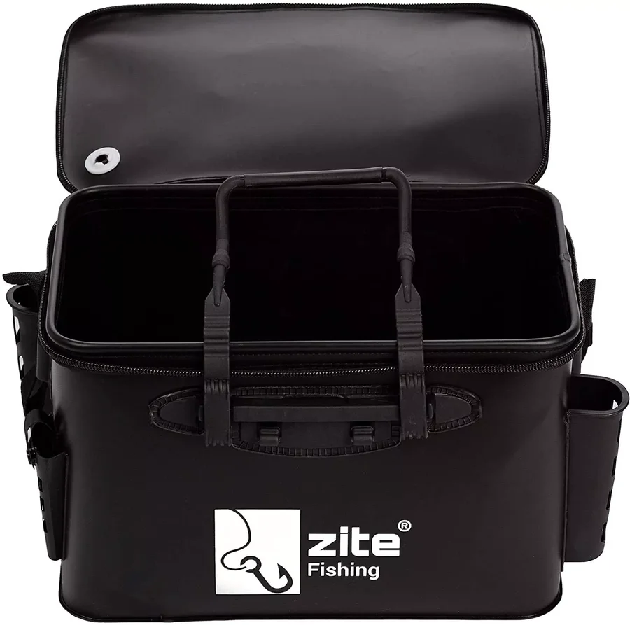 EVA Angeltasche Wasserdicht + Tackleboxen Medium als Bootstaschen Set Zite  Fishing