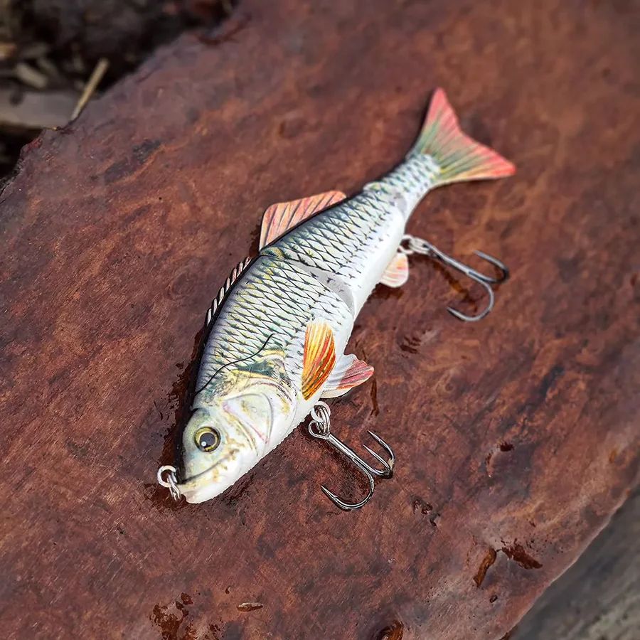 Zite Fishing Swimbait Hecht Wobbler Set 15 + 20cm mit Stahlvorfchern