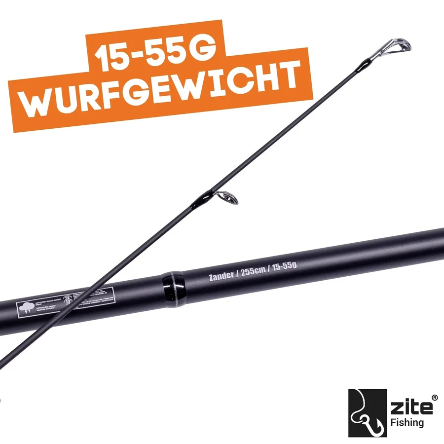 Inzite Base Stick Zander 255cm Spinnrute 15-55g Zanderrute