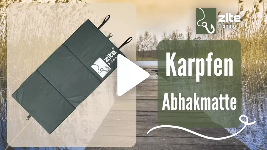 Zite Fishing Karpfen Abhakmatte - Groß, faltbar und wasserabweisend
