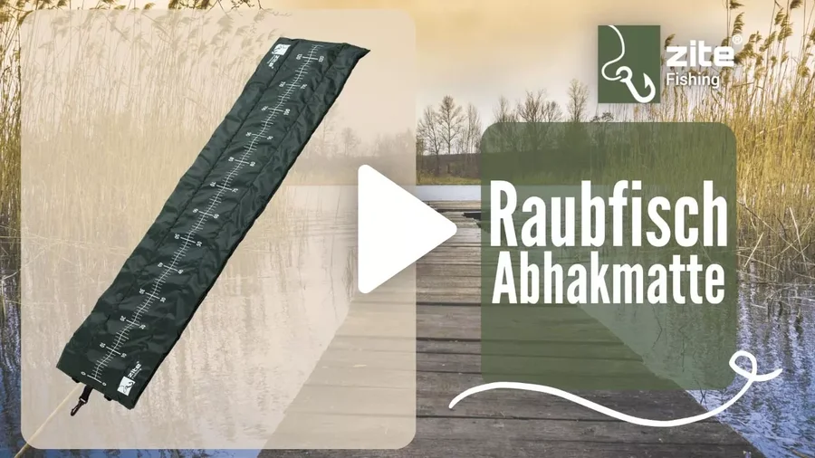 Raubfisch Abhakmatte