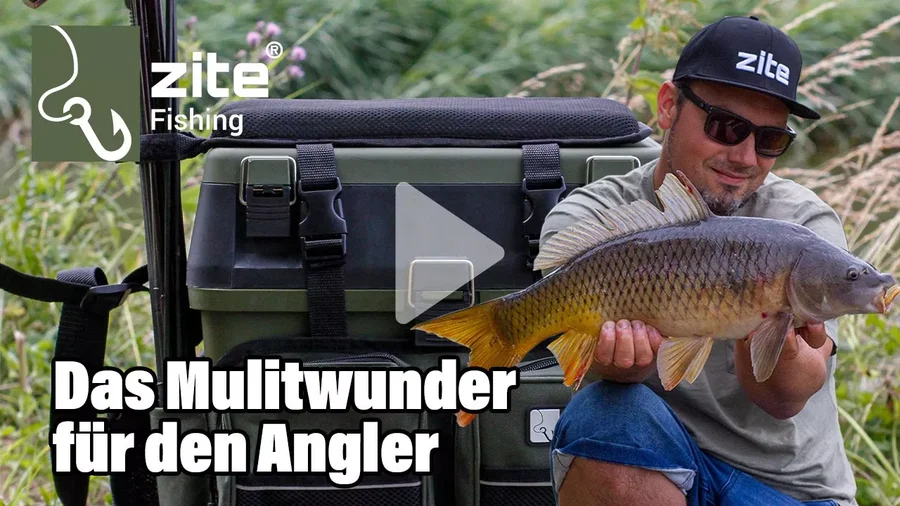 Mit dem Zite Fishing Multi-Sitzkiepen-Angelkoffer wird der Angelausflug zum Erfolg
