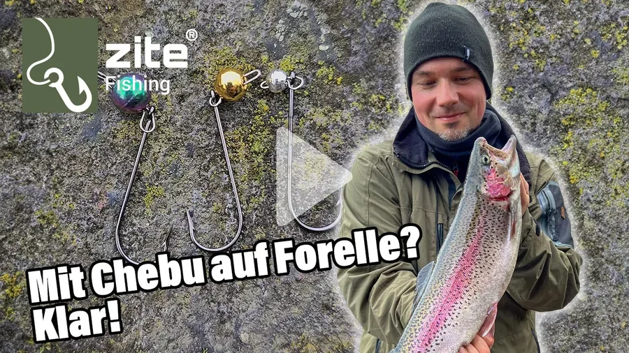 Cheburashkas sind nicht nur für den Barsch! Wir zeigen dir wie du mit den Zite Fishing Chebus auf Forellen losgehst