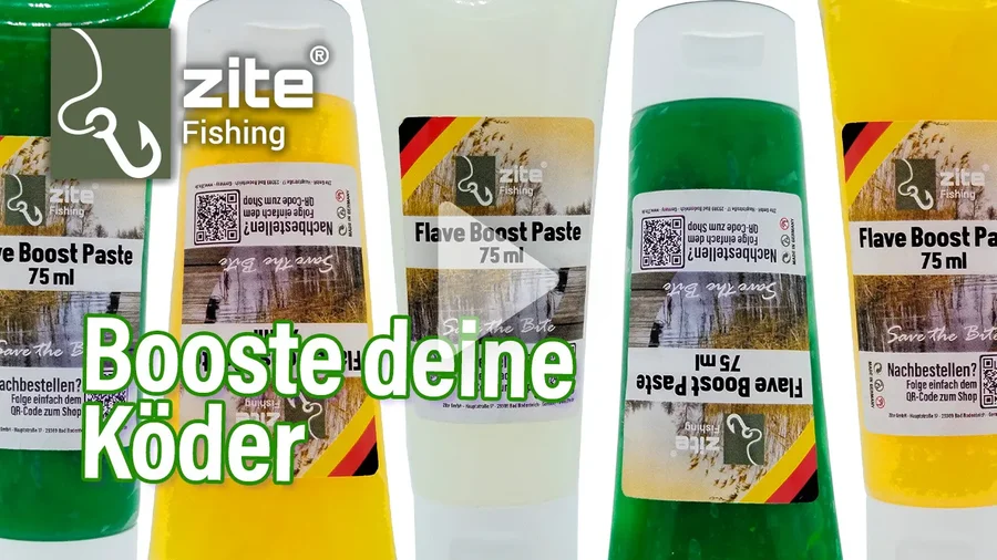 Bei Flave Boost Paste ist der Name Programm - Verbesser deine Köder, egal ob Blinker oder Gummiköder