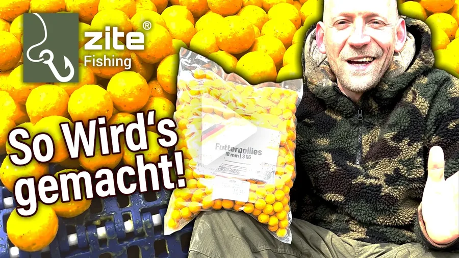 Wir führen euch hinter die Kulissen und zeigen euch die die Zite Fishing Futterboilies hergestellt werden