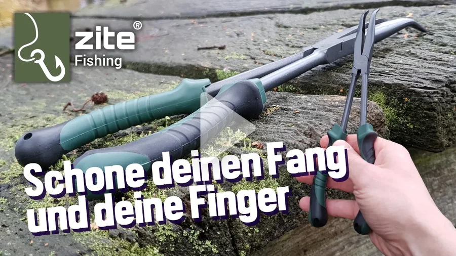 Die XXL Hakenlöserzange verhindert Haken in deinem Finger und schont deinen Fang