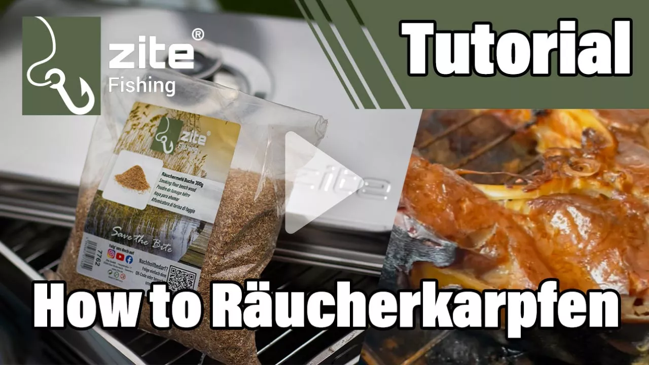 Karpfen im Zite Fishing Tischräucherofen zum Gaumenschmaus machen!