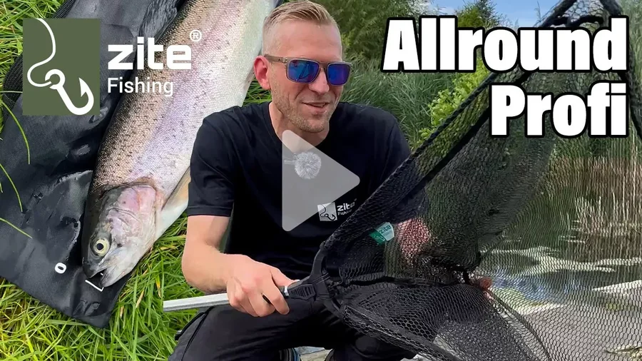 Zite Fishing Kescher am Forellenhof - So landest du jede Forelle