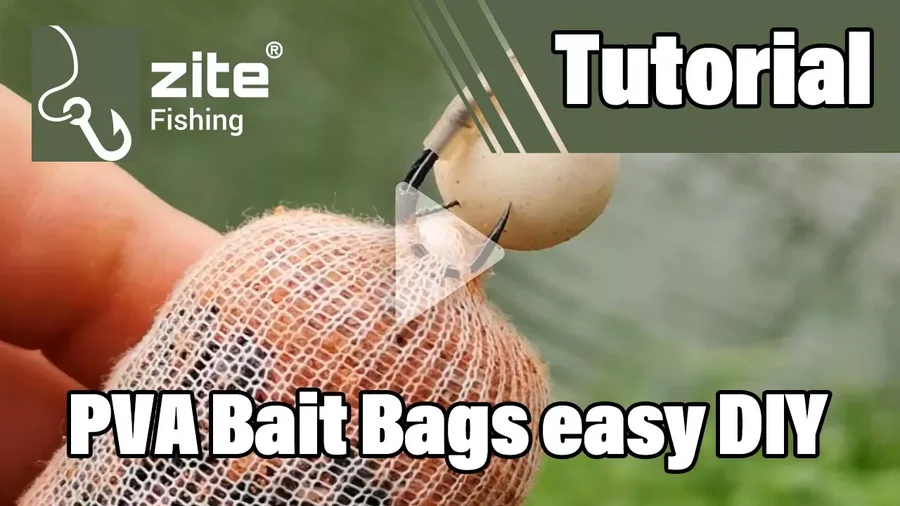 Super Easy customized DIY Bait Bags erstellen mit der Zite Fishing PVA-Mesh Tube!