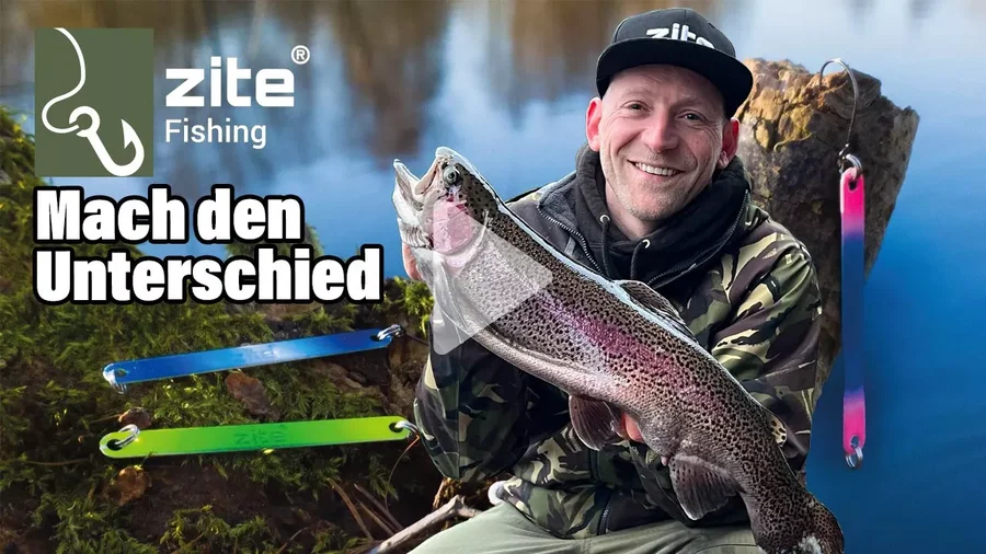 Mach mit Stickspoons von Zite Fishing den entscheidenden Unterschied beim Forellenangeln!