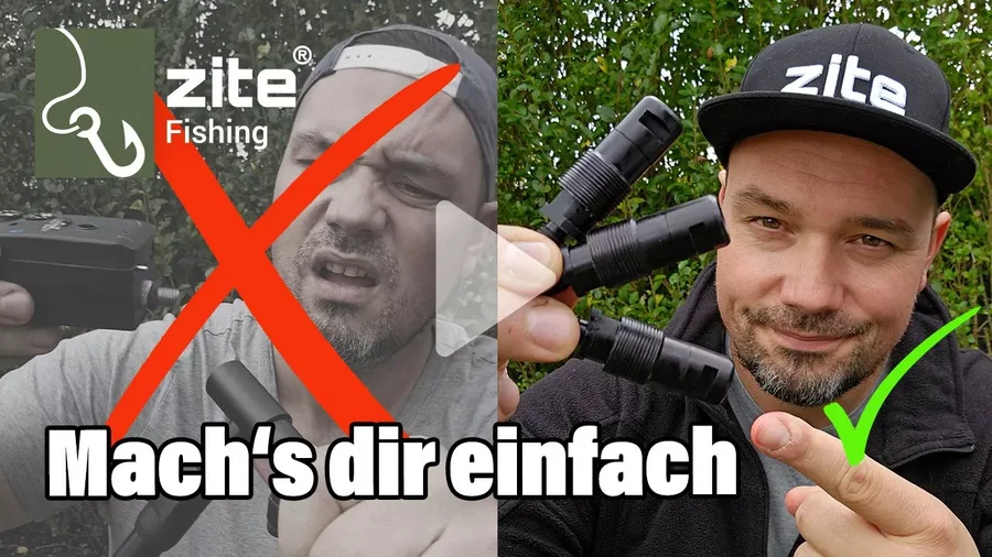 Mach Schluss mit lästigen Schraubverschlüssen - Die Zite Fishing Schnellverschluss Adapter machen ihren Namen Ehre!