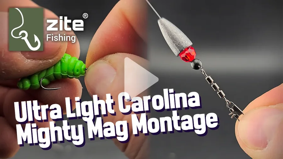 UItra Light Carolina Rig Mighty Mag Montagen Tutorial