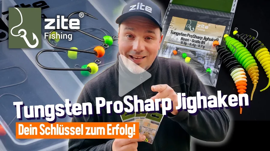 Das sind die neuen Tungsten Pro Sharp Jighaken von Zite Fishing