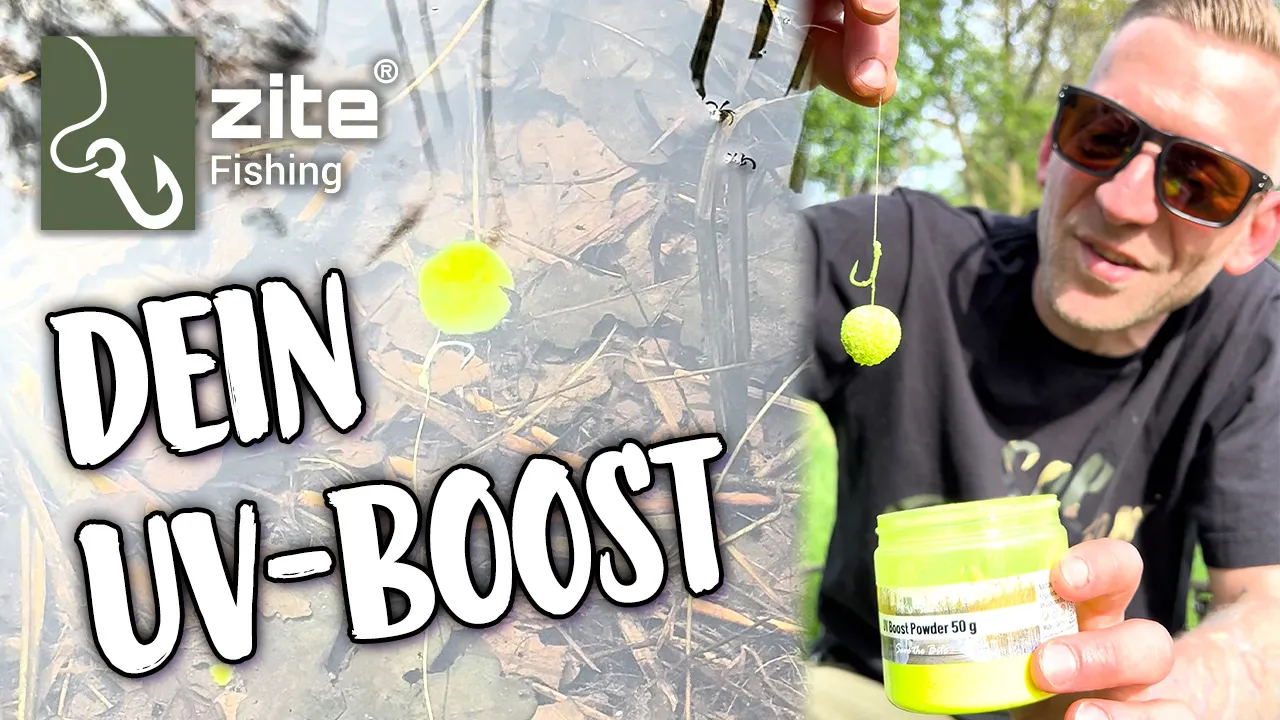 Nicht genug Sichtreiz für die Karpfen? - Nutz doch mal das UV-Boost Poweder von Zite!