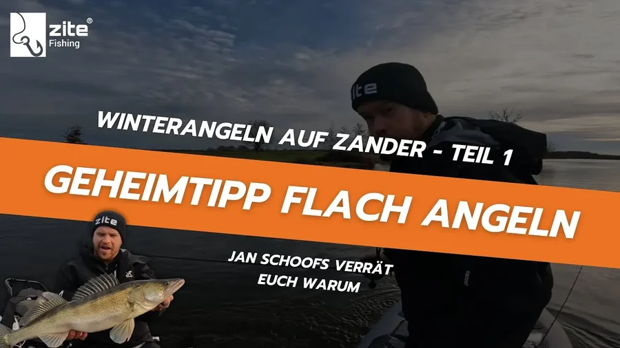 Flaches Zanderangeln im Winter - Teil 1: Darum Zander auch jetzt in Flachbereichen suchen!