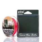 3x Geflochtene Schnur Forellen UL Angeln Rot 155m 0,06mm Zite Fishing