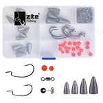 Carolina & Texas Rig Box 70-teilig Finesse Drop Shot Set Zite Fishing