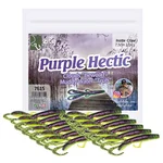 Creature Bait Angelköder Barsch Purple Hectic 12 Stück 7,5cm Zite Fishing