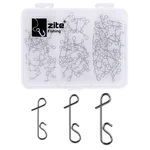 Zite Fishing Knotenlos Verbinder Set 90 tlg. Angelzubehör Größen S,M,L No-Knot-Connecter in Box