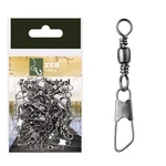 Karabiner Wirbel Angelwirbel Standard Größe 6 30 STK Zite Fishing