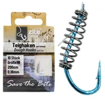 Vorfachhaken Forellenteig Teighaken 10 STK mit Schnur Größe 10 Zite Fishing