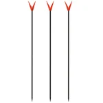 Zite Fishing V-Rutenhalter inkl. Schnurlaufkerbe aus Glasfaser 75 cm 3 Stück