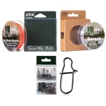 Zite Fishing Vorfachschnur Barsch 0,08mm + 8fach geflochtene Schnur Barsch + Snaps 00#