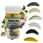 Mighty Mag Natur Mix Knoblauch 2,8 cm Bienenmaden Forellenköder 12 Stück