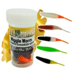 Wiggle Worm Allround Gummiwurm Forelle Mix Käse Aroma 5,5 cm 10 Stück