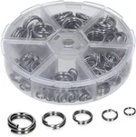 Zite Fishing Sprengringe Sortimentsbox - 150 Splitringe Angeln im Set