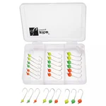 Zite Fishing Tungsten Jighead Set 27 Stück 0,3-1,2g Neon