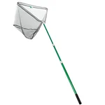 Teleskop Hammerkopf Kescher Gummiert Groß 3m 80x70cm Zite Fishing